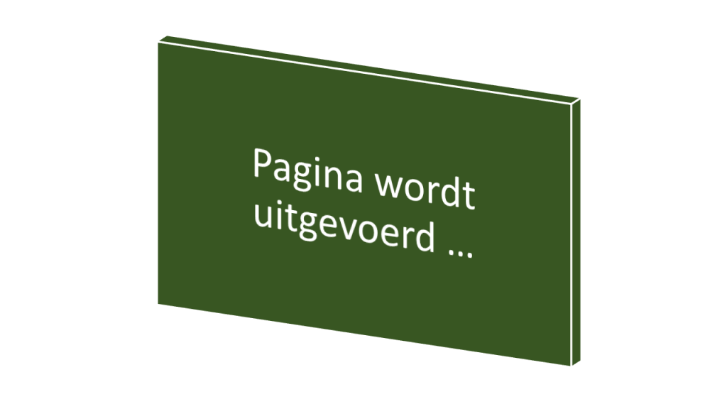 Pagina wordt uitgevoerd